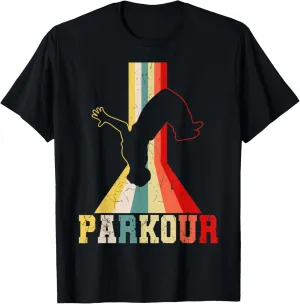 Parkour Freerunner Traceur Retro Freerunning Men Boys Kids T-Shirt