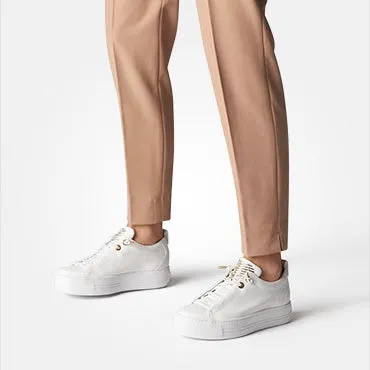 Paul Green White Leather Trainer