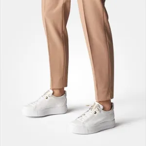 Paul Green White Leather Trainer