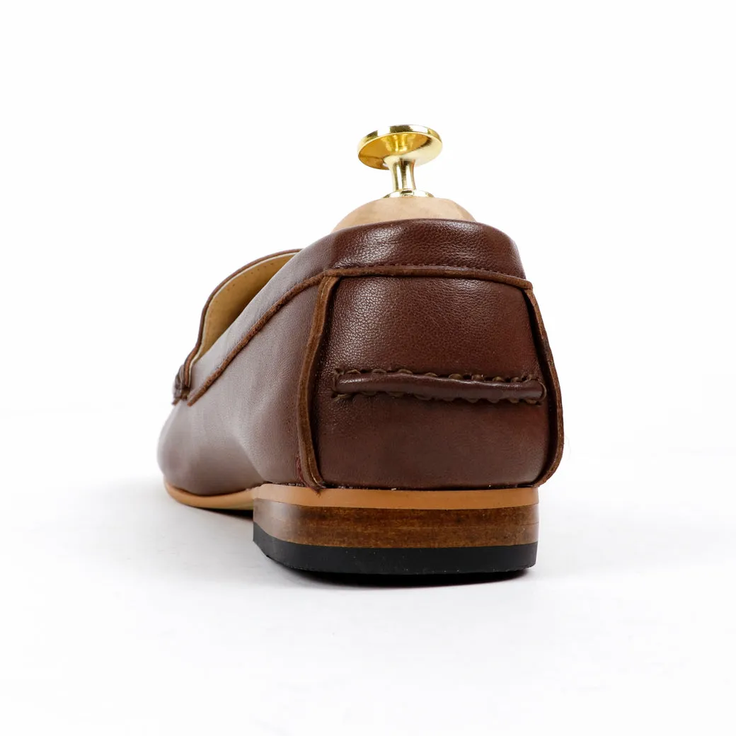 PIROD LOAFER BROWN CAVIAR
