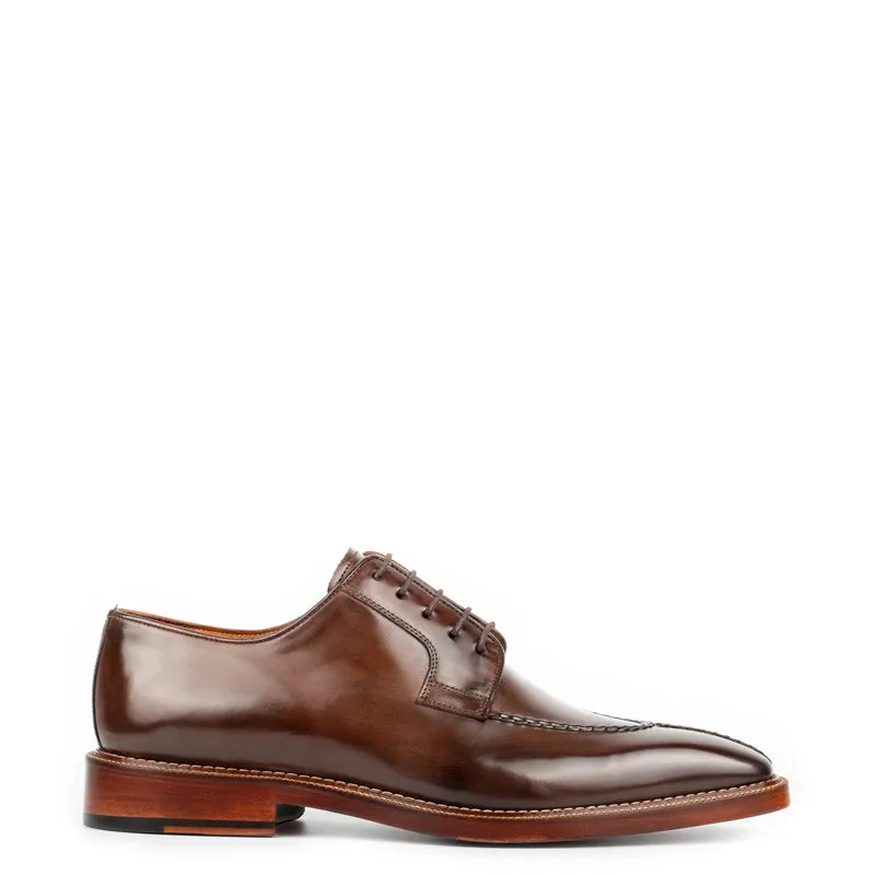Polished Shiny Leather Formal Derby Shoes