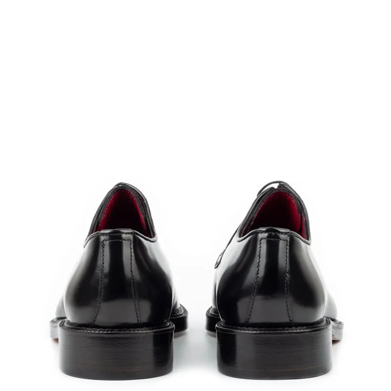 Polished Shiny Leather Formal Derby Shoes