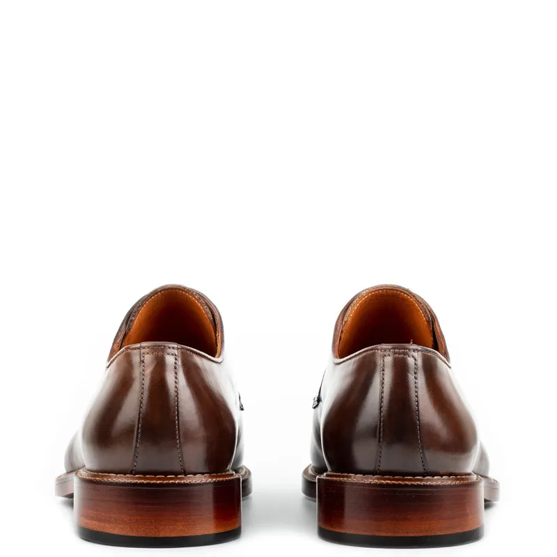 Polished Shiny Leather Formal Derby Shoes