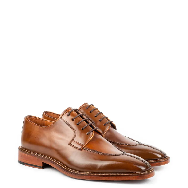Polished Shiny Leather Formal Derby Shoes