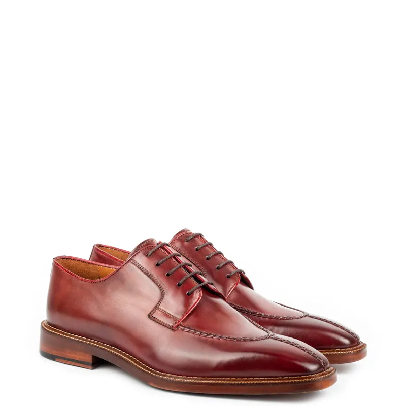 Polished Shiny Leather Formal Derby Shoes
