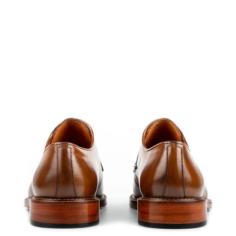 Polished Shiny Leather Formal Derby Shoes