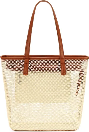 Pomelo Best Soft Faux Leather Stylish Shoulder Tote Bags for Women