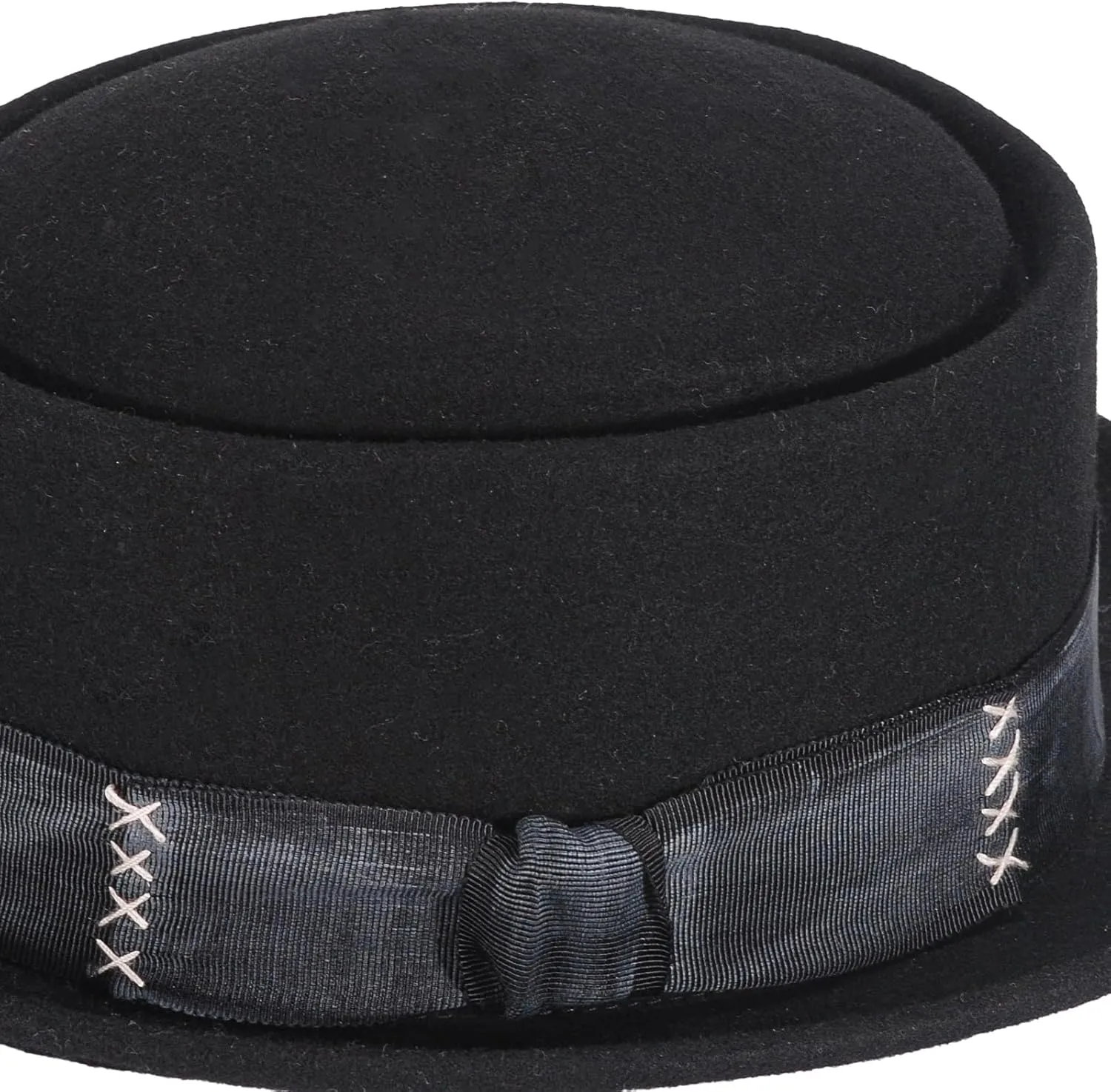 Pork Pie Hats for Men/Women, 100% Wool Felt Hat Stout Porkpie Breaking Bad Hat Flat Top Fedora Hats Boater Derby Crushable