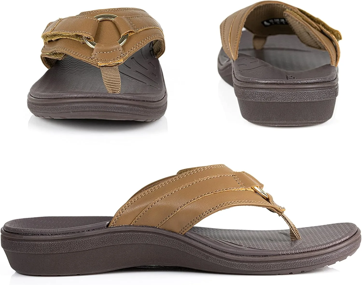 PowerStep Archwear, Arch Supporting Thong Sandal, Women's Orthotic Flip Flop, Factory, 8