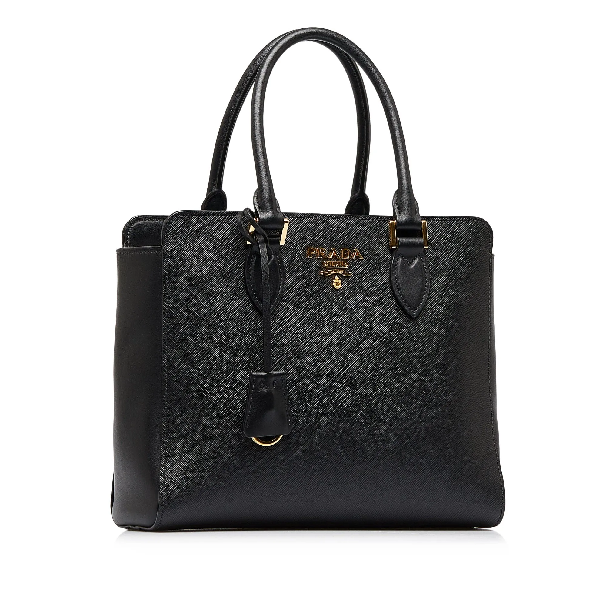 Prada Saffiano Black Soft Calfskin