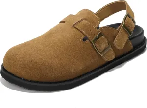 Project Cloud Women’s Boston Clogs for Women - Memory Foam - Clog Slippers for Women - Genuine Suede Footbed Slip-ons Women's Mules & Clogs Boston Sandals - Women Footwear (Cassey)