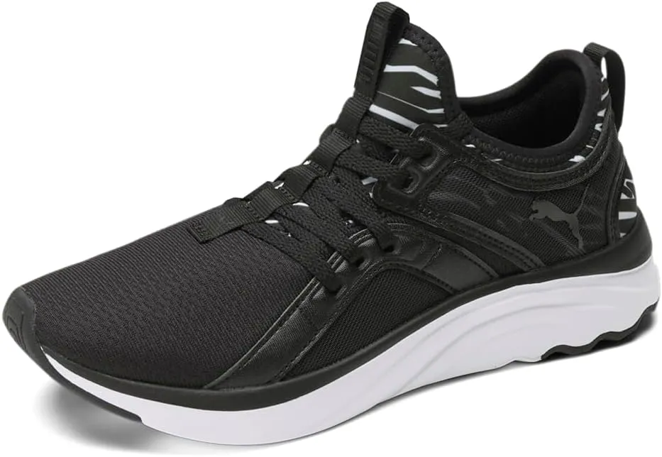 Puma Womens Softride Sophia Zebra Running Sneakers Shoes - Black