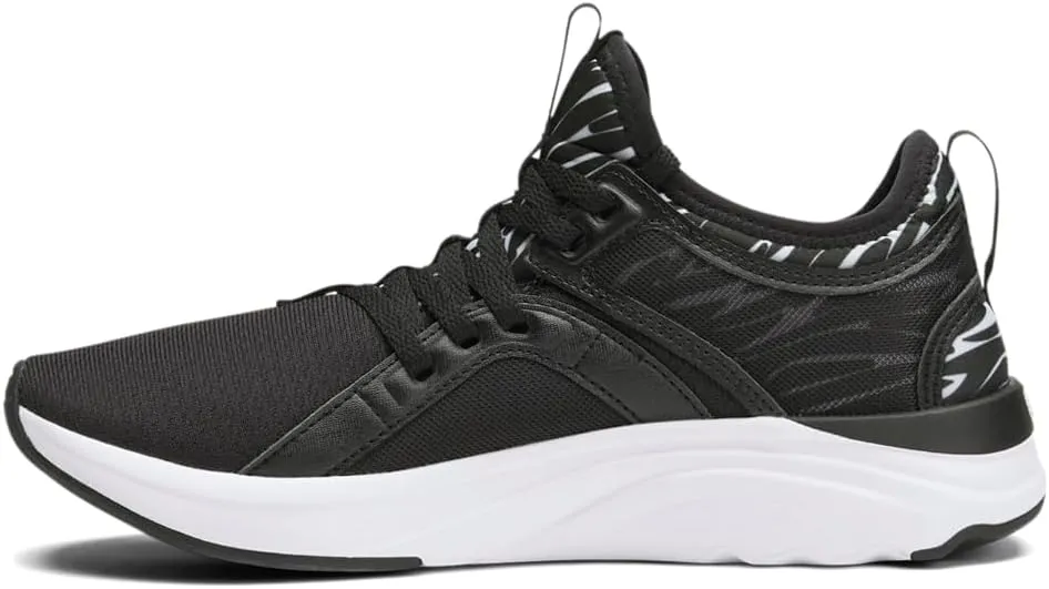 Puma Womens Softride Sophia Zebra Running Sneakers Shoes - Black
