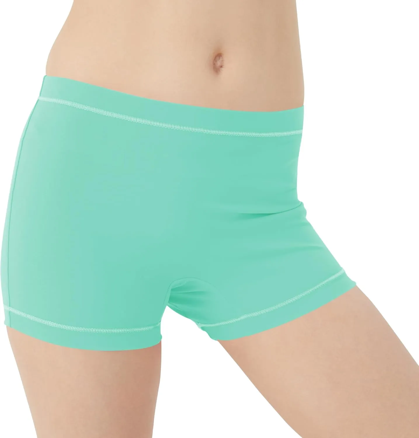 QBK 2T-14 Years Girls Swim Shorts Toddler Boyshort Swimsuit UPF 50  Quick Dry Rash Guard Swim Bottoms