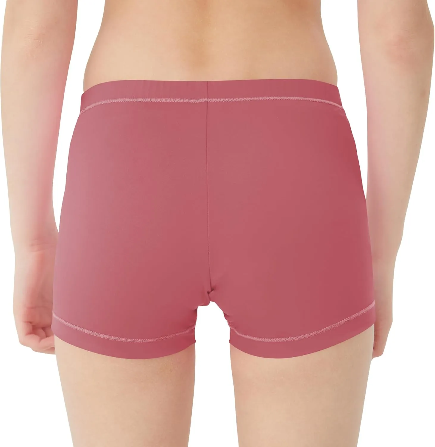 QBK 2T-14 Years Girls Swim Shorts Toddler Boyshort Swimsuit UPF 50  Quick Dry Rash Guard Swim Bottoms