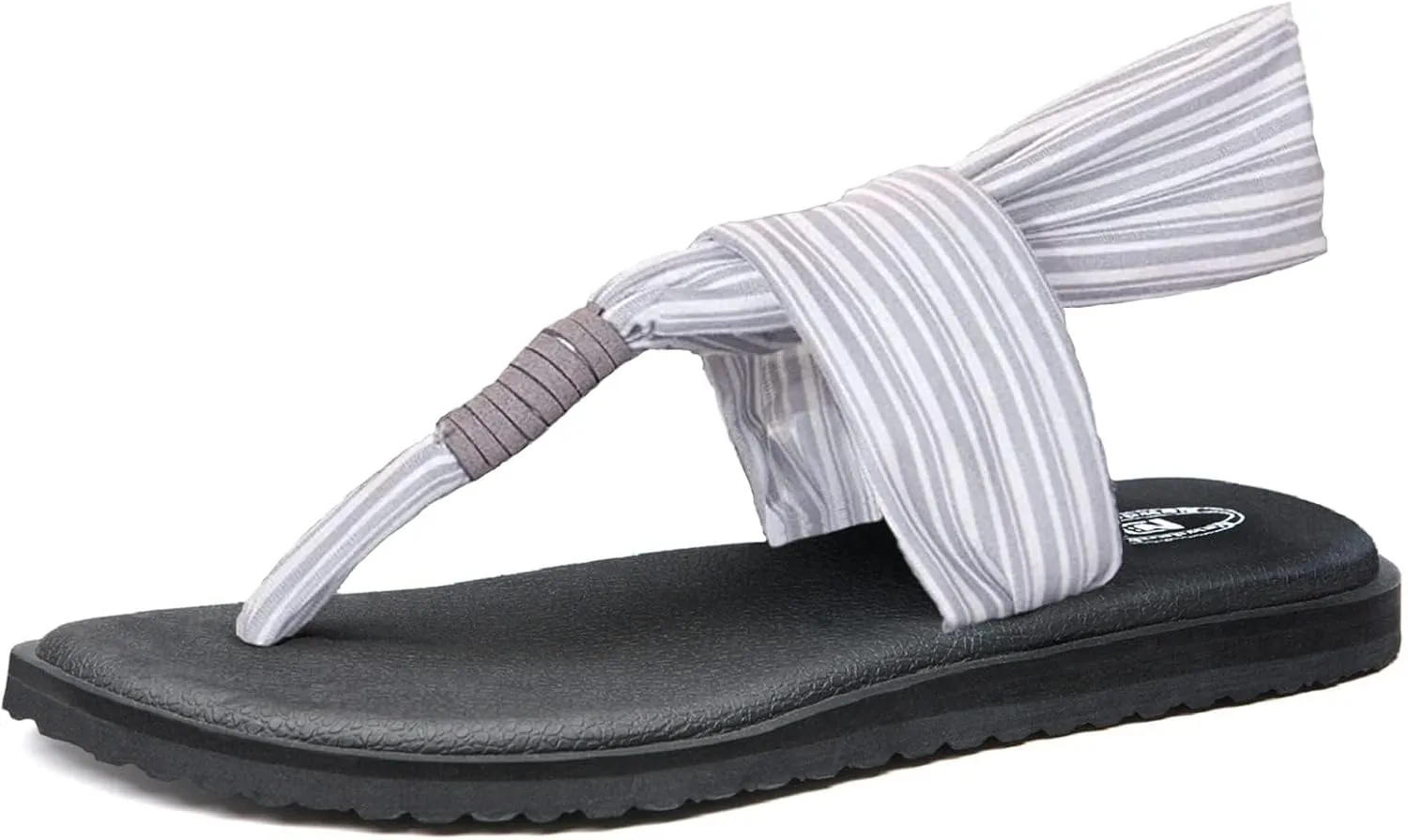 Ranberone Women's Yoga Mat Flip Flops Casual Flat Summer Beach Sandals