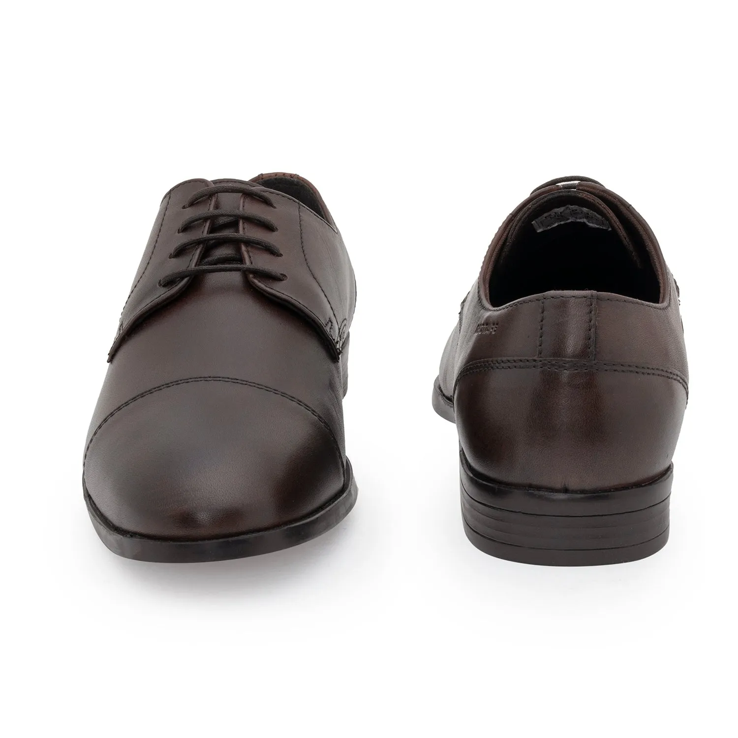 Red Tape Formal Derby Shoes for Men | Real Leather Shoes with Low-cut Pattern