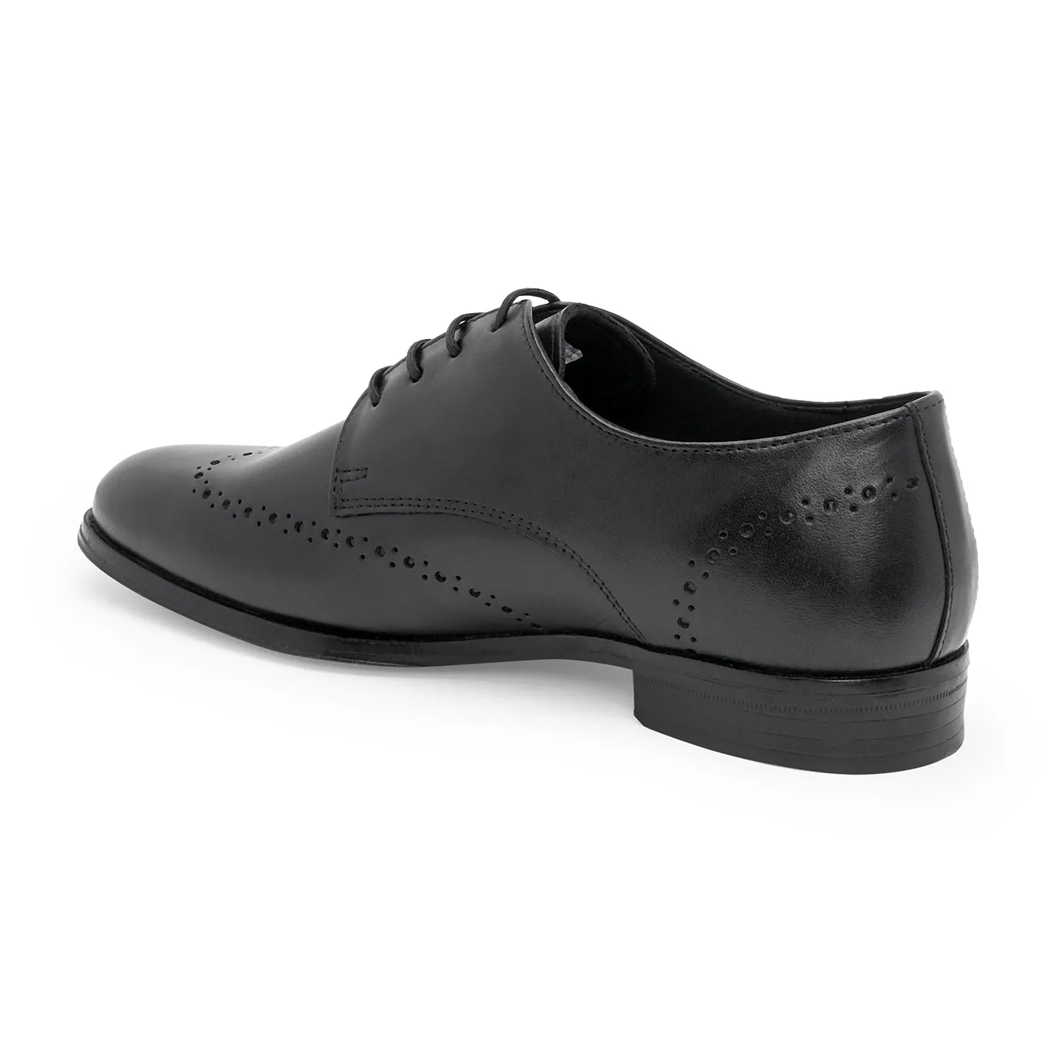 Red Tape Formal Derby Shoes for Men | Real Leather Shoes With Low-cut Pattern