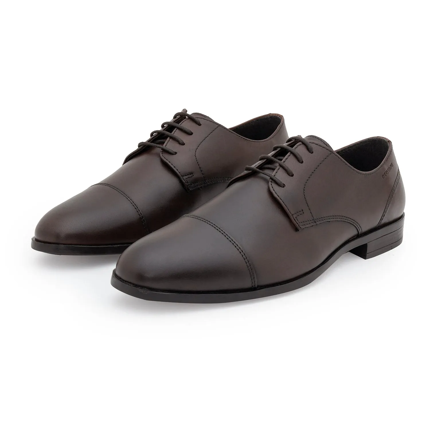 Red Tape Formal Derby Shoes for Men | Real Leather Shoes with Low-cut Pattern