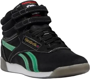 Reebok Women's Sneaker, Core Black Glegrn Vecr, 7.5