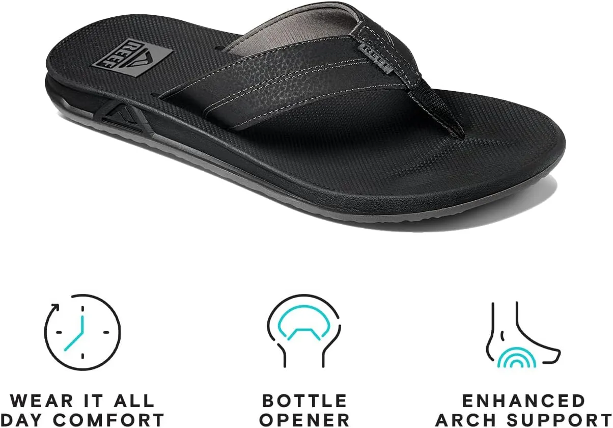REEF Element TQT Men's Beach Flip Flop, Water Friendly, Arch Support