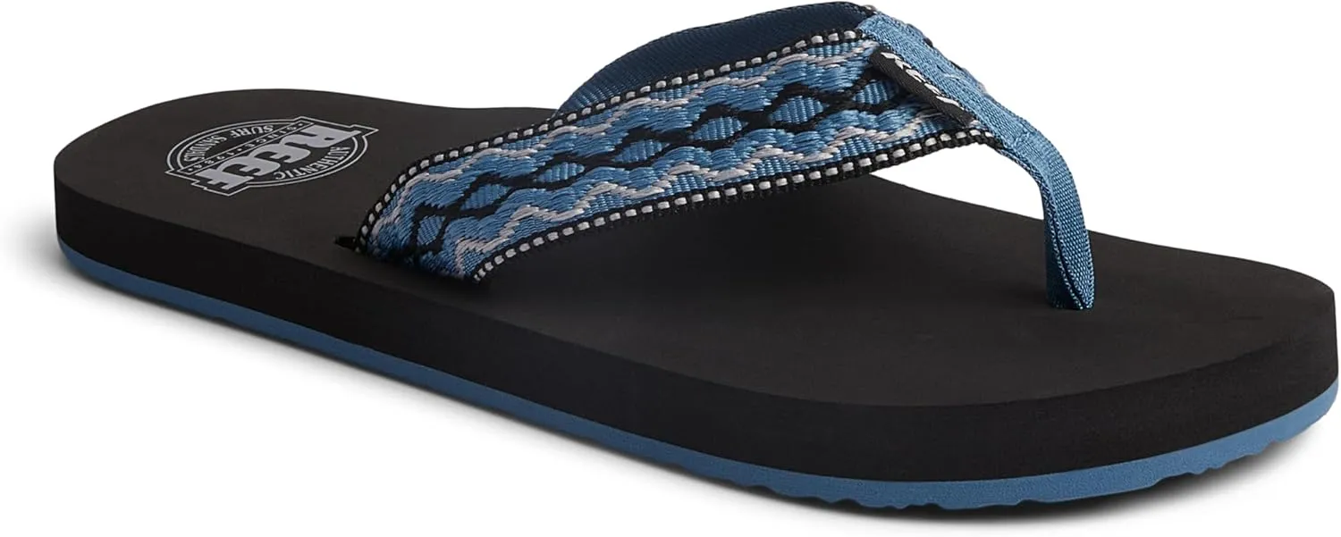 REEF Smoothy Men's Beach Flip Flop, Soft Woven Strap Made From 100% Recycled PET