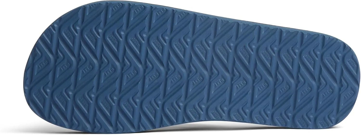 REEF Smoothy Men's Beach Flip Flop, Soft Woven Strap Made From 100% Recycled PET