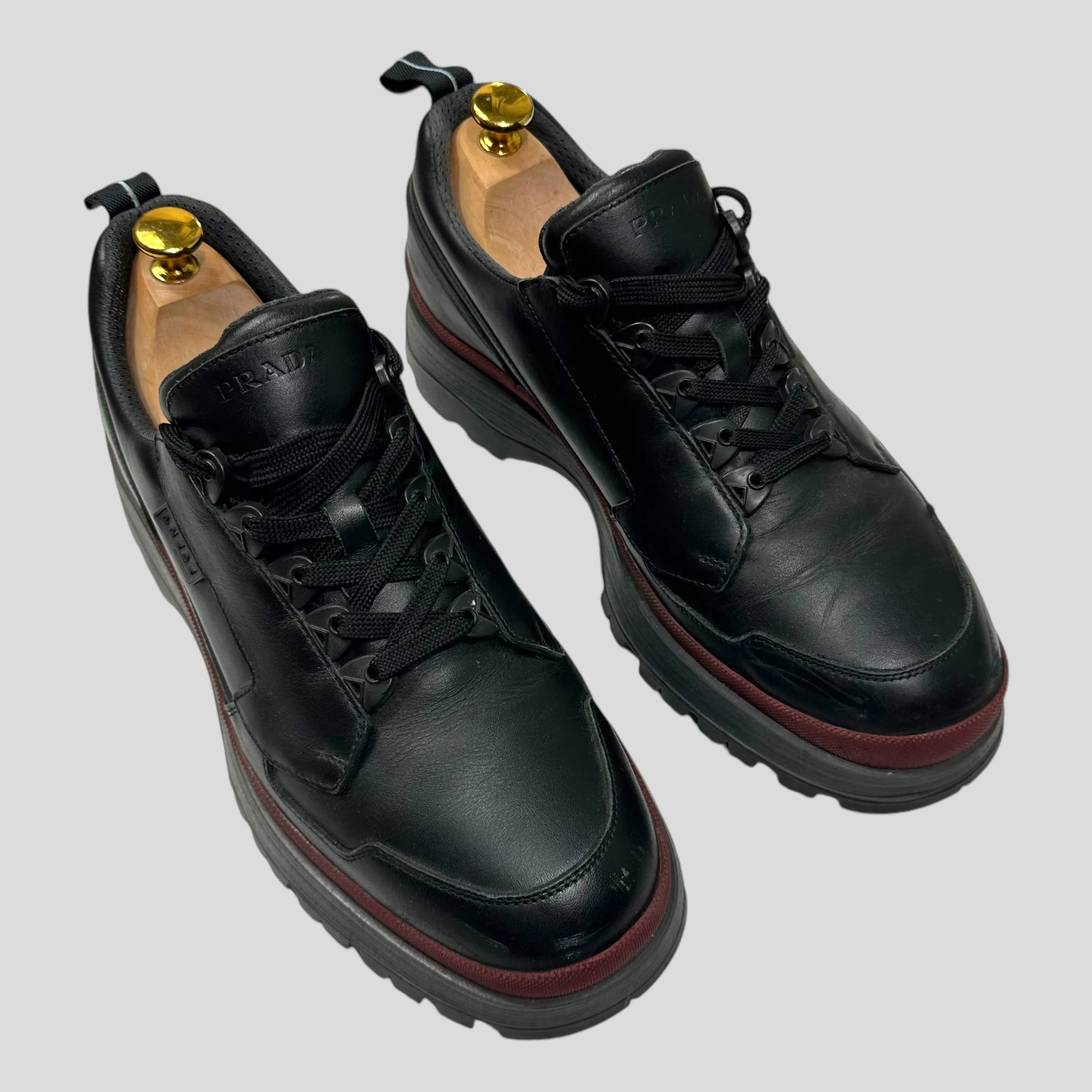 Reliable service - Prada Brixxen Milano FW18 Full assortment Low Boot UK9 Leather