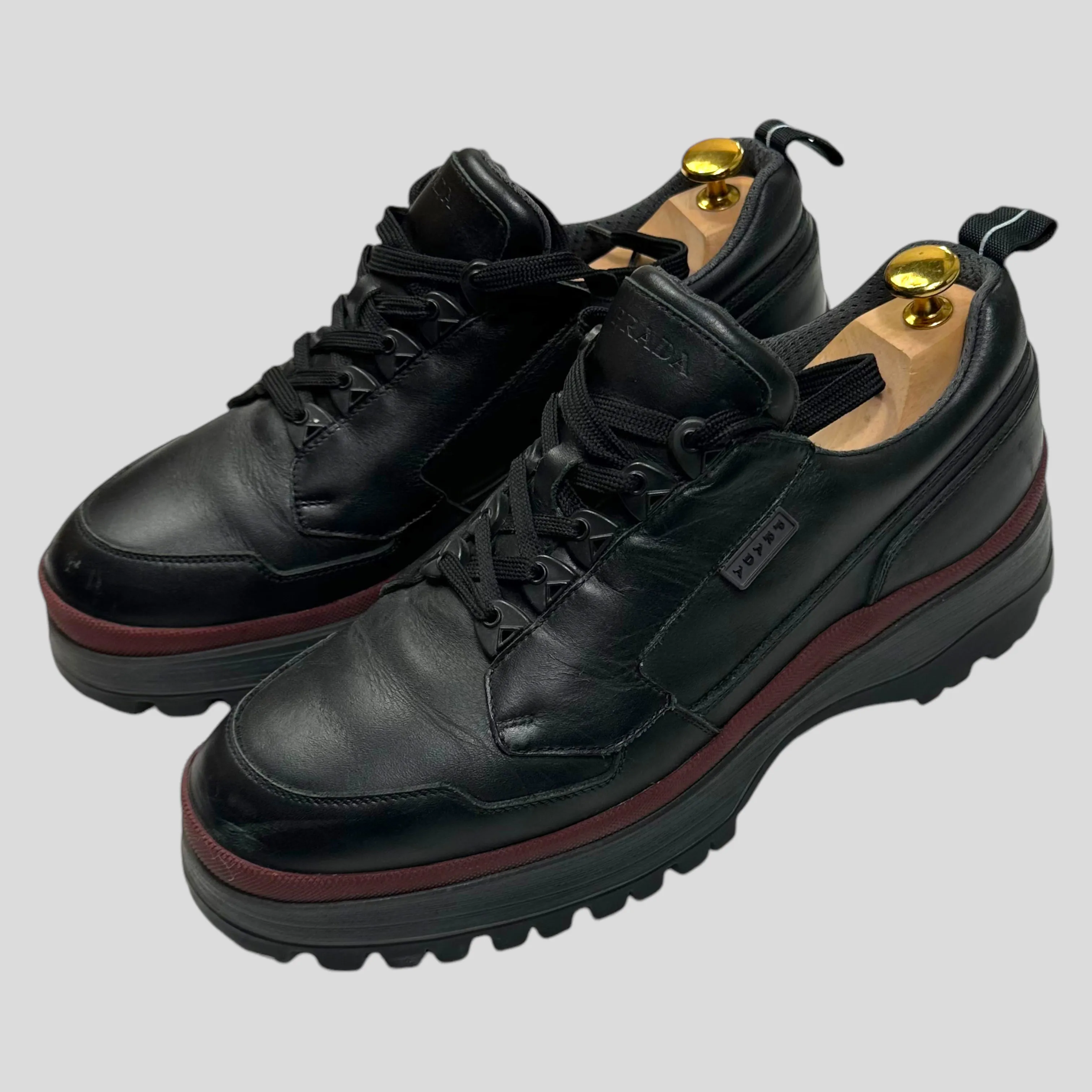 Reliable service - Prada Brixxen Milano FW18 Full assortment Low Boot UK9 Leather