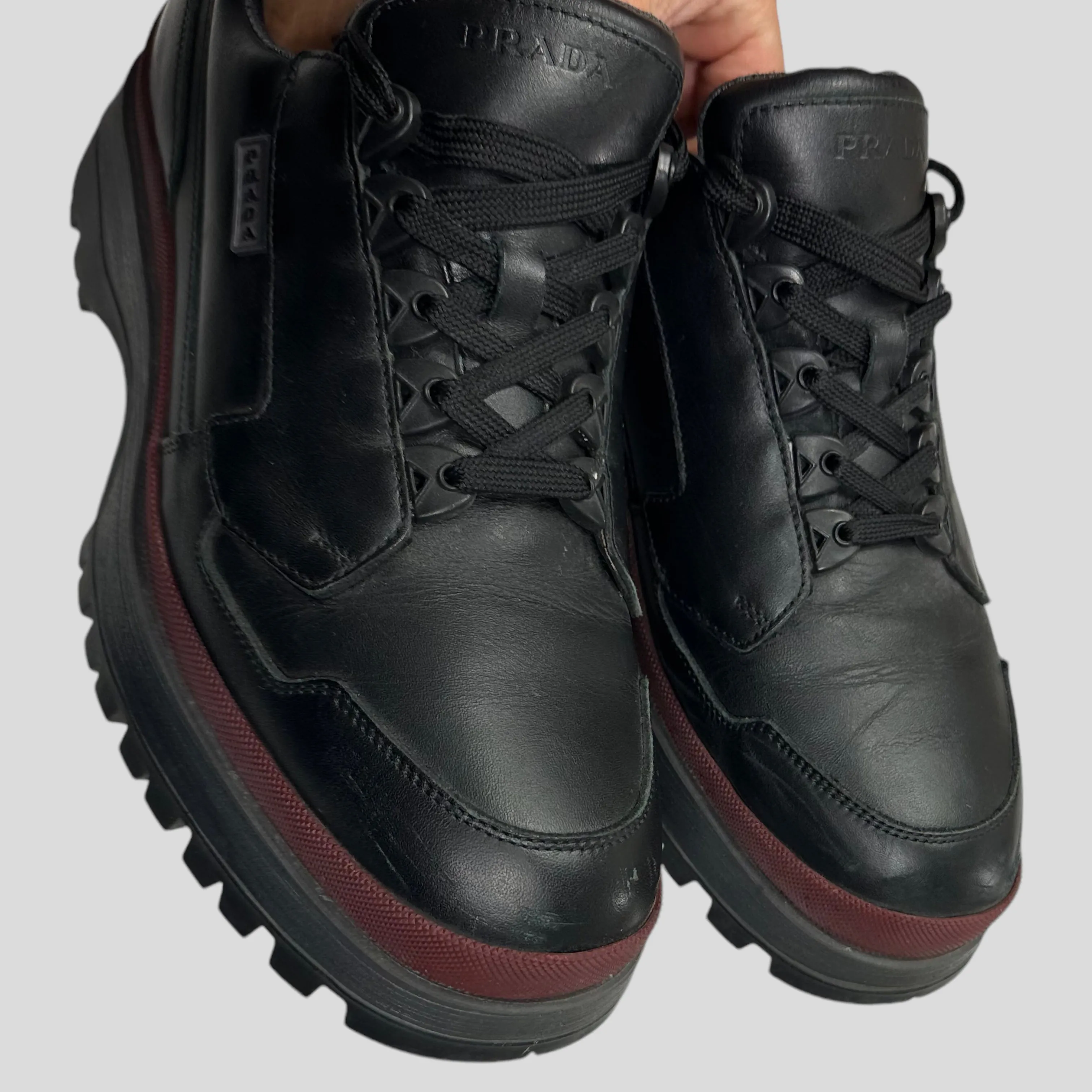 Reliable service - Prada Brixxen Milano FW18 Full assortment Low Boot UK9 Leather