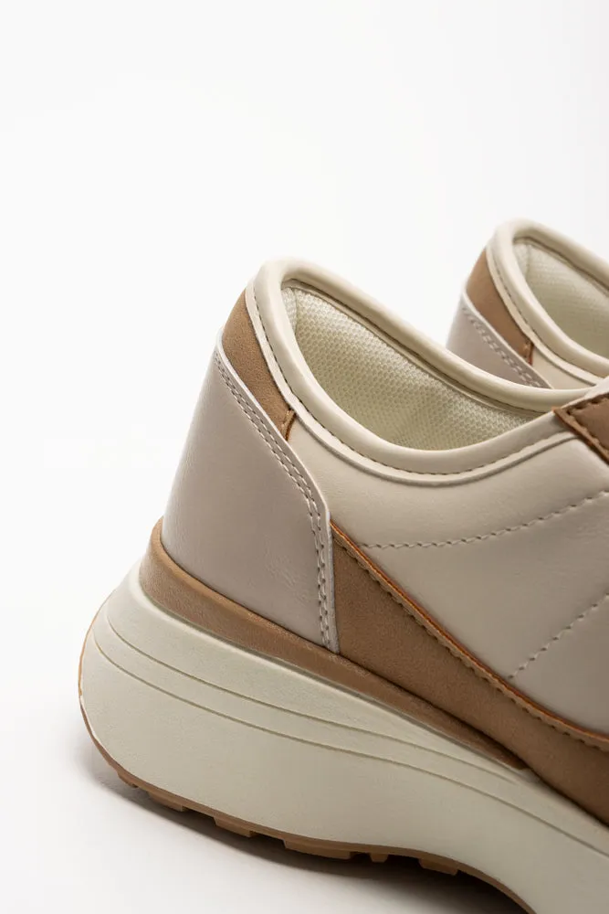Retro Trainers Tan