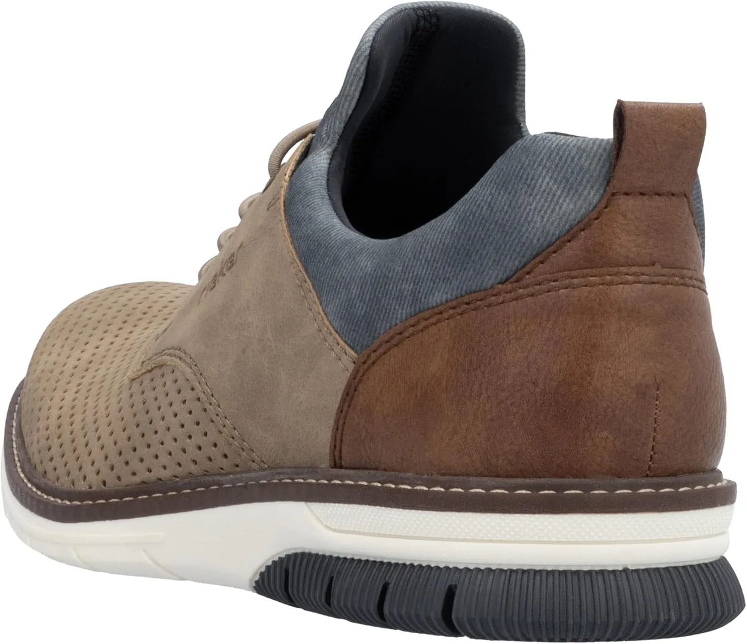 Rieker Men's Derby Lace-up Oxford Flat