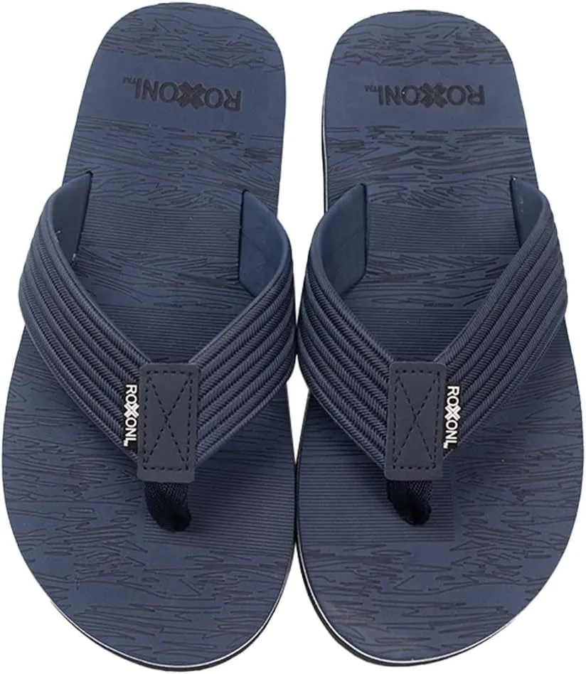 Roxoni Mens Thong Flip Flops Beach/Pool Outdoor Sandals