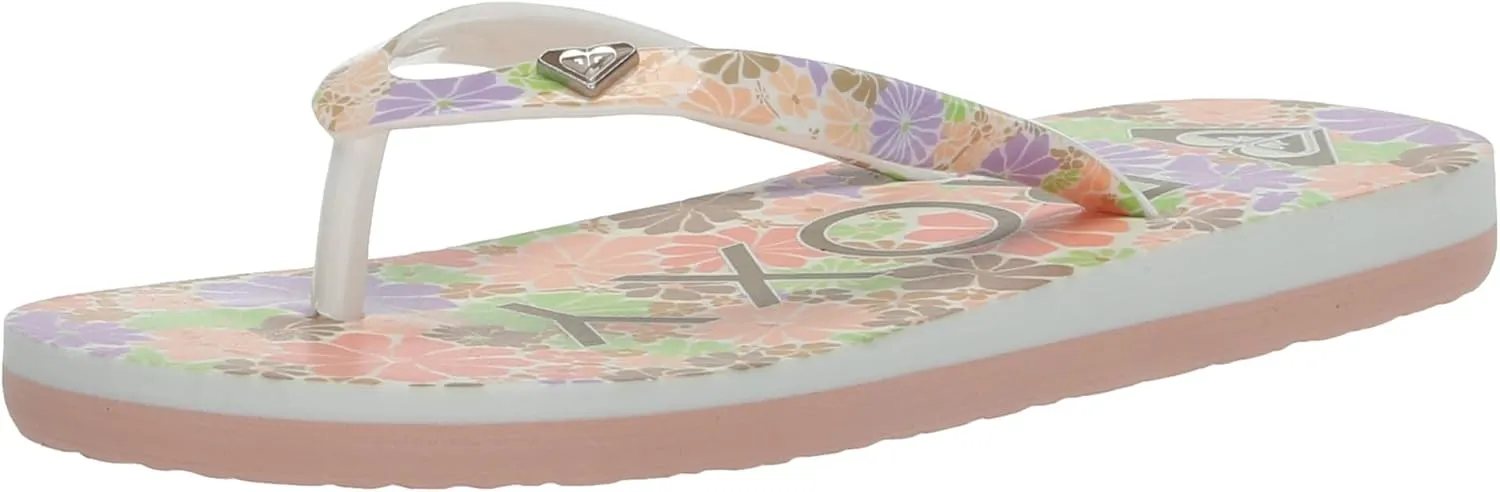 Roxy Girl's Rg Pebbles Flip Flop Sandals