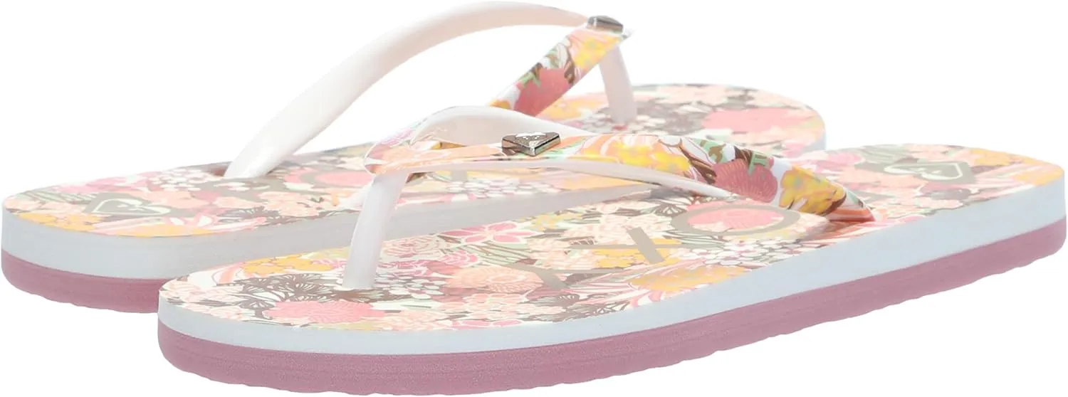 Roxy Girl's Rg Pebbles Flip Flop Sandals