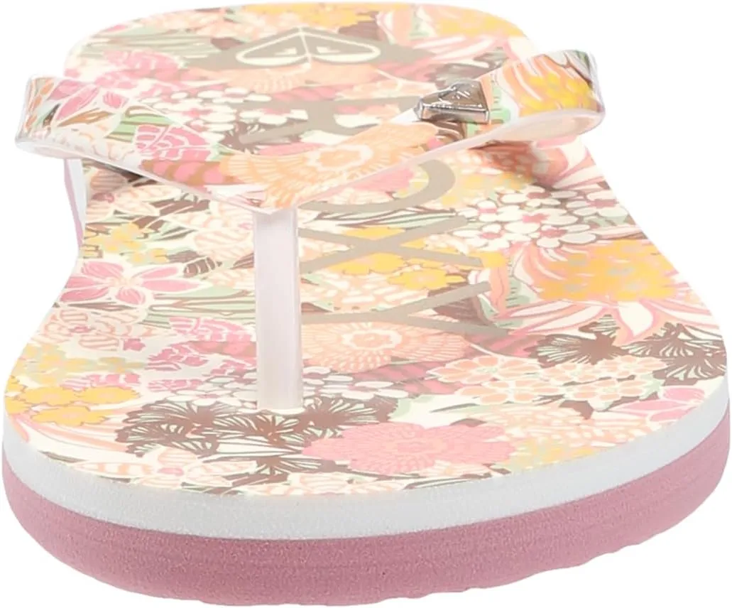Roxy Girl's Rg Pebbles Flip Flop Sandals