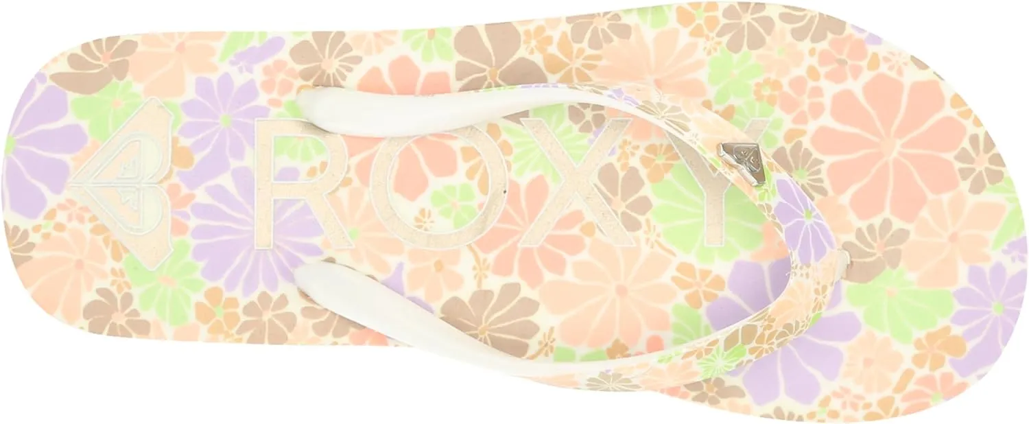 Roxy Girl's Rg Pebbles Flip Flop Sandals