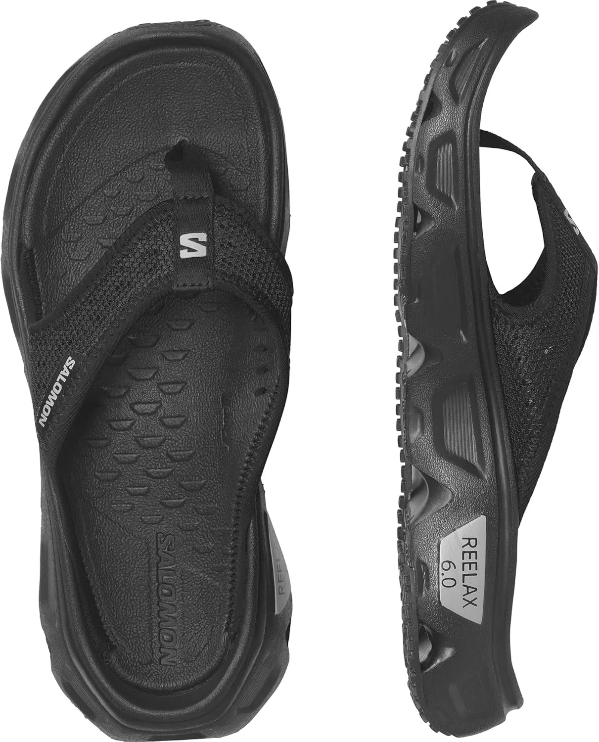 Salomon Reelax Break 6.0 Women's Recovery Shoes Flip Flops Cushioned Stride, Seamless Foothold, and Lightweight