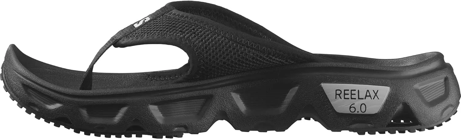 Salomon Reelax Break 6.0 Women's Recovery Shoes Flip Flops Cushioned Stride, Seamless Foothold, and Lightweight
