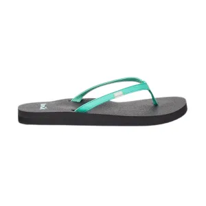 Sanuk Women's Yoga Joy Flip-Flop Sandals – Lightweight Cushioned Thong Sandals with Real Yoga Mat Footbed and Soft Lining for All-Day Comfort