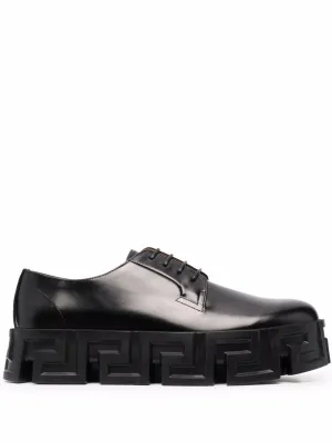shoes ridged-sole Creative Technologically advanced Greca-pattern lace-up