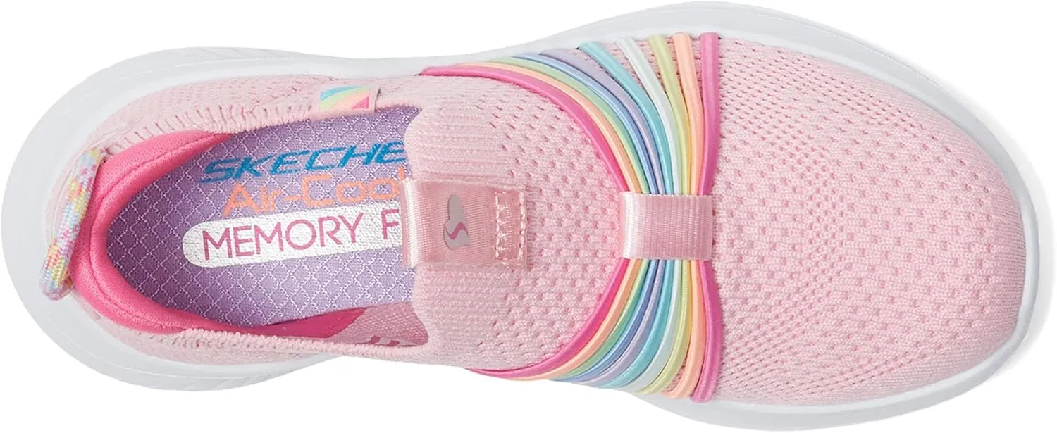 SKECHERS Girl's Ultra Flex 3.0-Rainbow Speed Sneaker