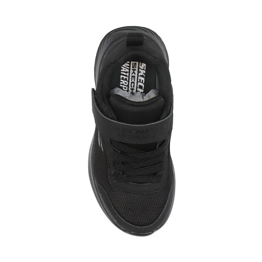 Skechers Kids Bounder Dripper Drop Black Hook & Loop Trainers