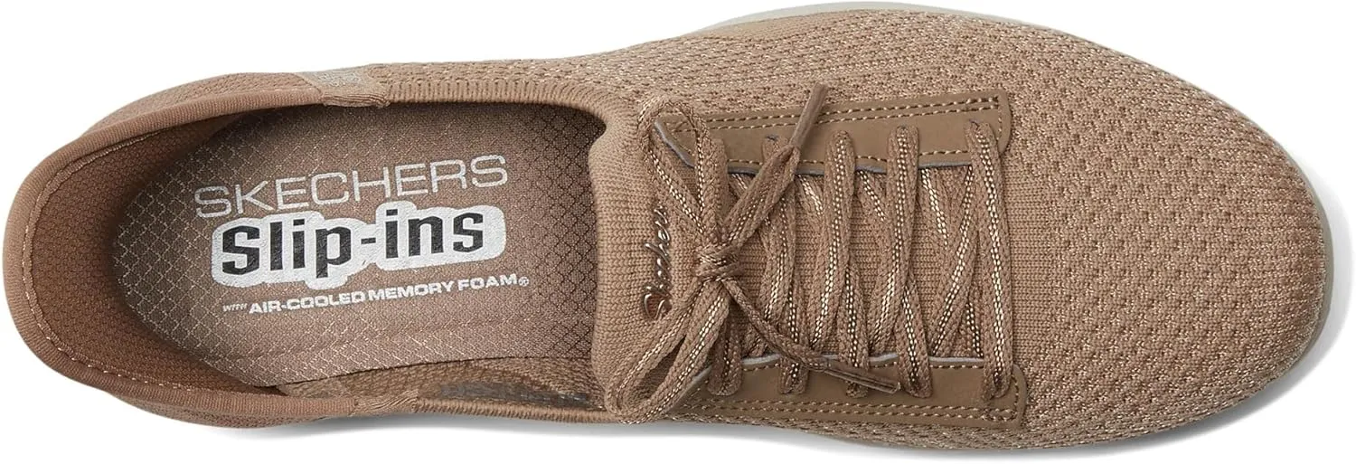 Skechers Women's Newbury St-Our Time Hands Free Slip-ins Sneaker