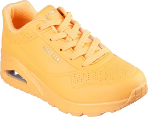 Skechers Women's Uno-Stand on Air Sneaker, Orange, 5.5
