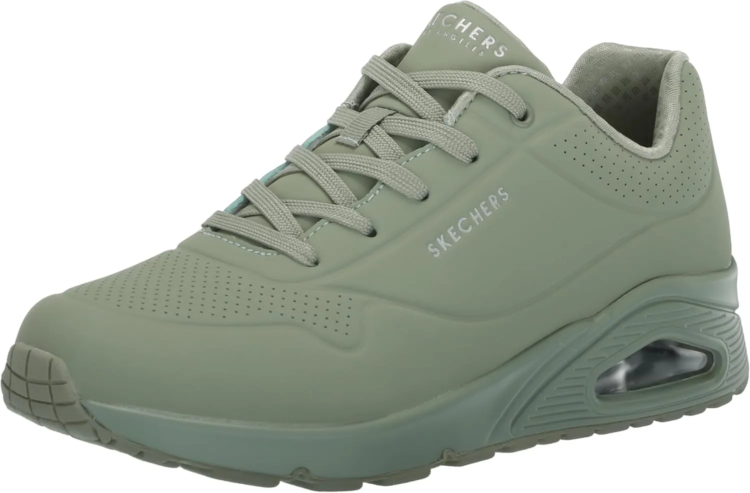 Skechers Women's Uno-Stand on Air Sneaker, SAGE, 7