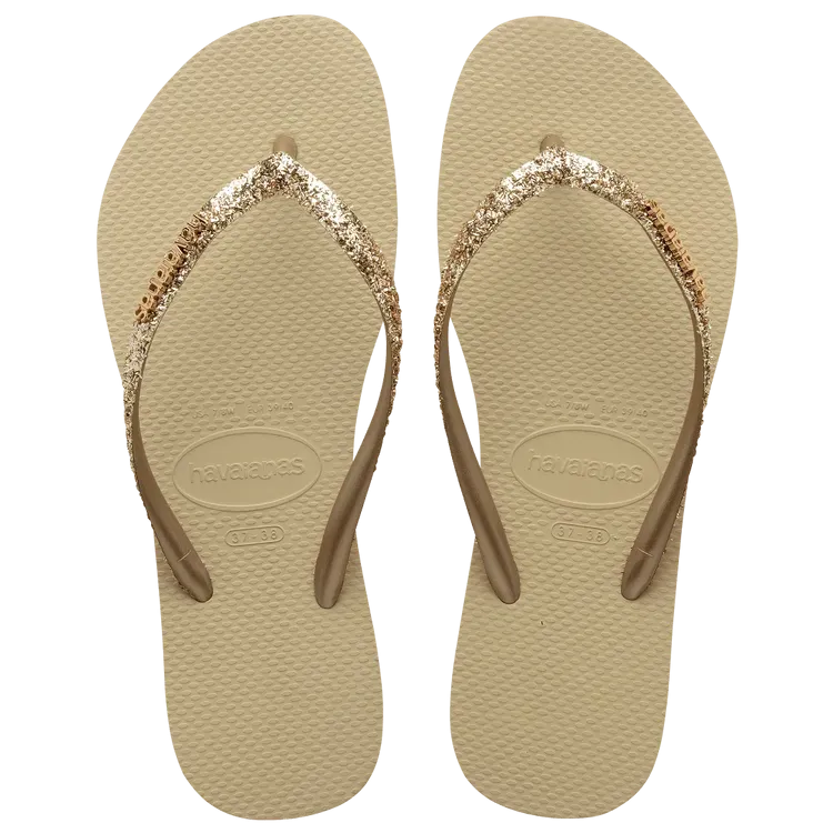 SLIM GLITTER II SANDAL-SAND GREY