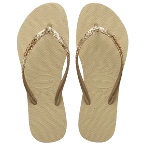 SLIM GLITTER II SANDAL-SAND GREY