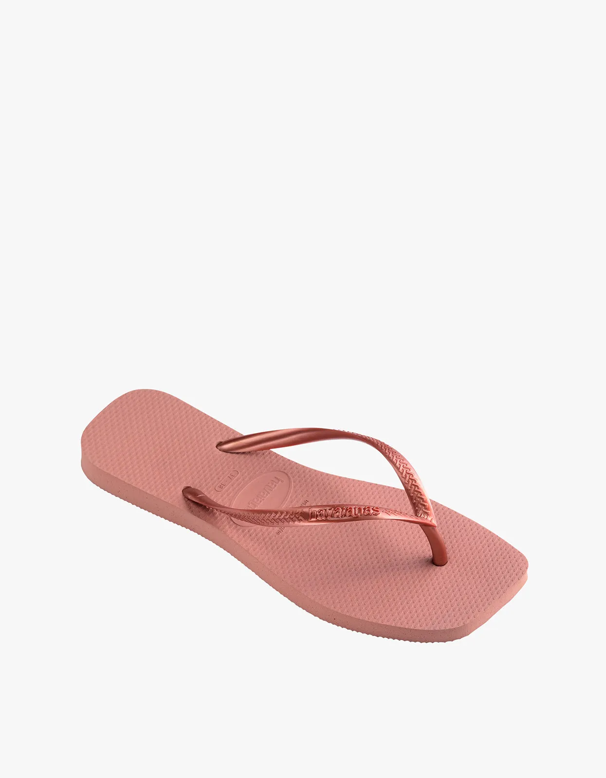 Slim Square Solid Jandals - Crocus Rose
