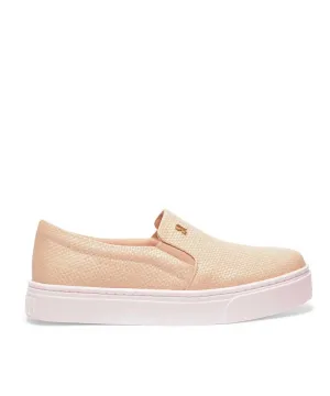 Slip On Santa Lolla Bege Sola Baixa